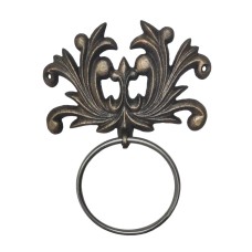 Полотенцедержатель одиночный, в патине